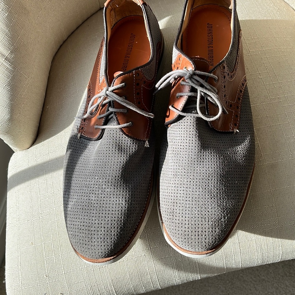 Johnston & Murphy suede Oxfords size 12